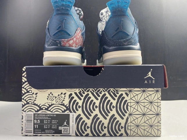 Cheap Husky Air SE 4 CW0898-400 Retro Jordan Sashiko 0720